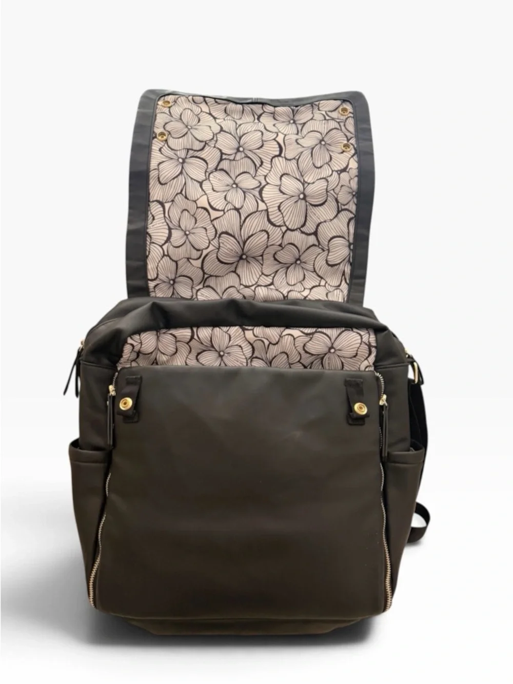 Petunia Pickle Backpack with Gold Hardware